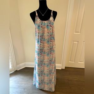 Lovers + Friends Multicolor Maxi Low back dress